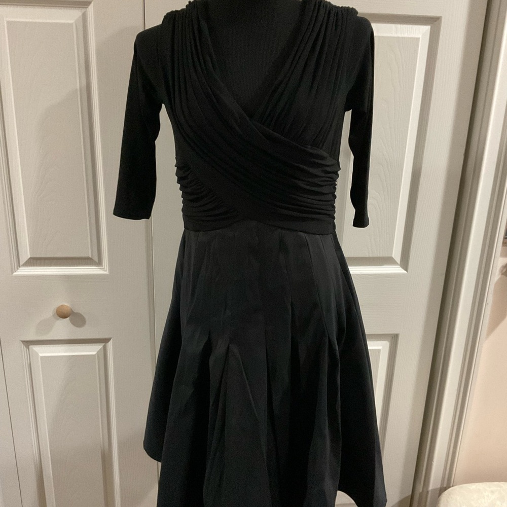 Tadashi Shoji Black Long Sleeve Dress